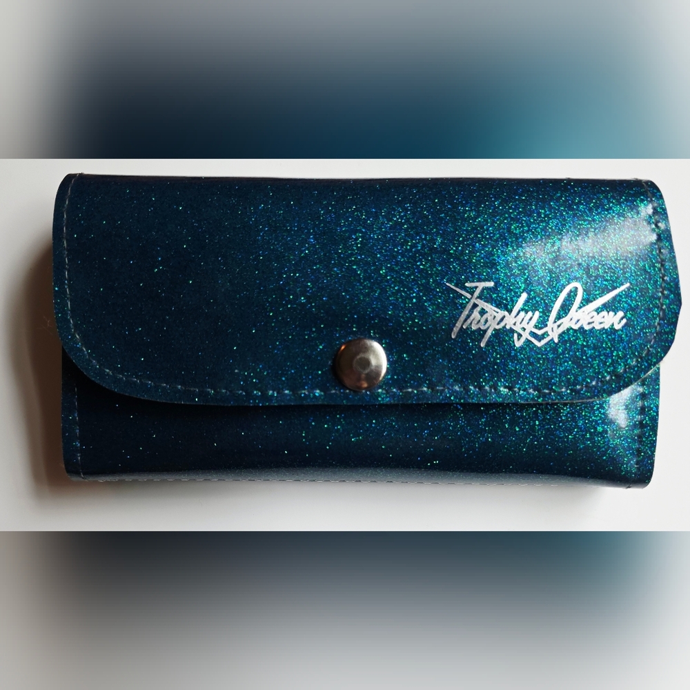 Trophy Queen Blue Glitter Wallet